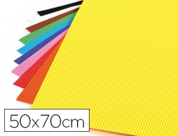 Goma EVA ondulada Liderpapel 50x70cm. 2,2mm. de espesor colores surtidos